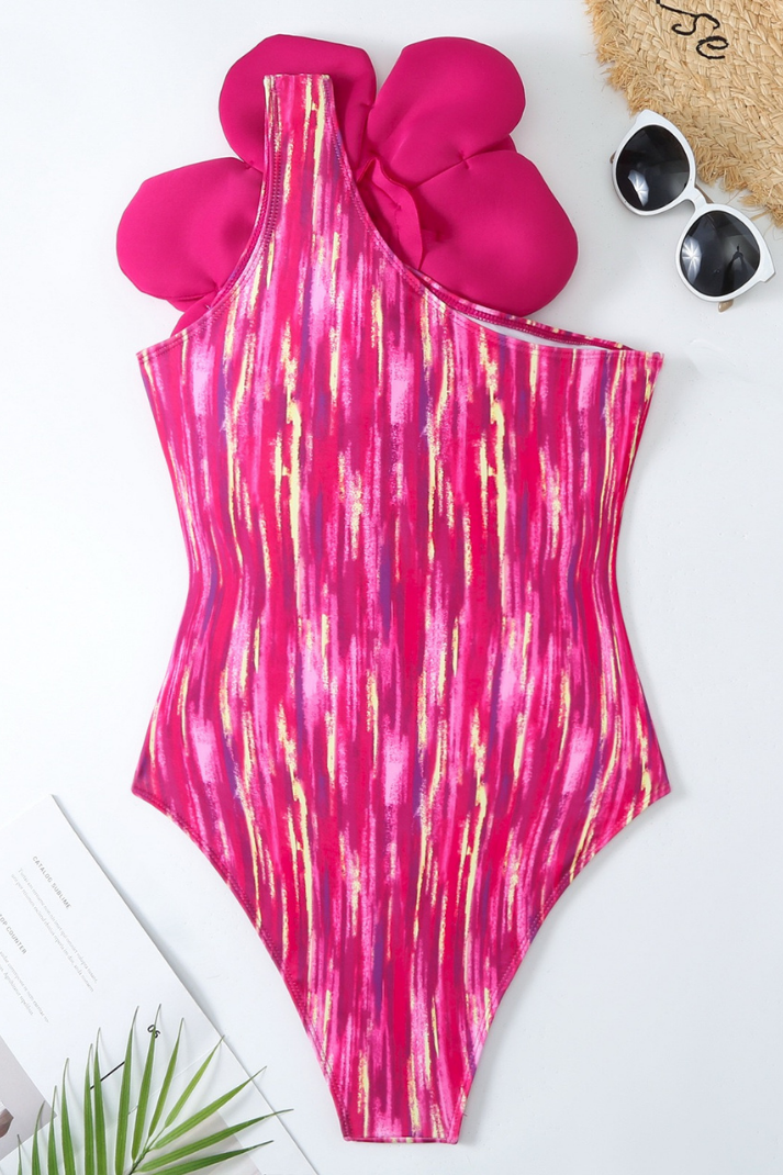 ROSA 3D ÇİÇEKLİ BODYSUIT MAYO
