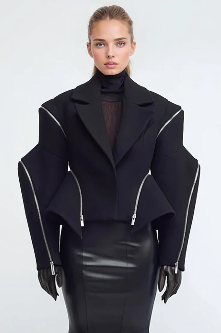 LİVELY FERMUARLI BLAZER CEKET