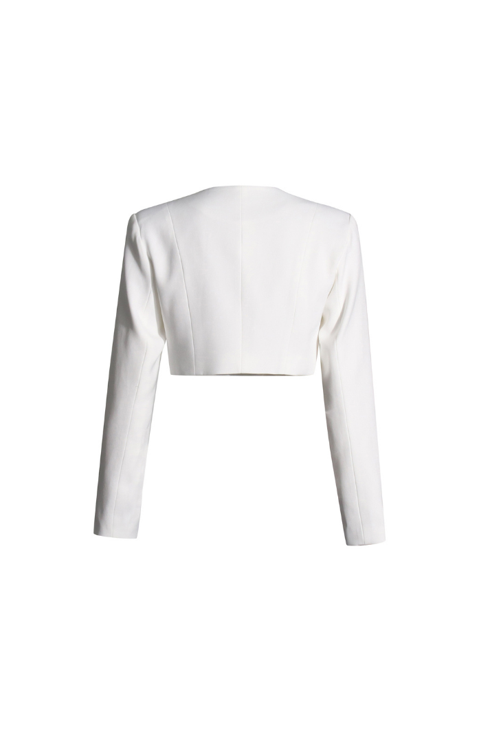 ALYCE CROP CEKET & PİLELİ PANTOLON TAKIM