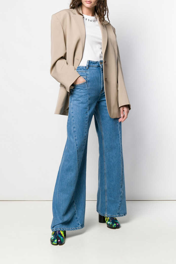 DİANE DİKİŞ DETAY BOL PAÇA JEANS