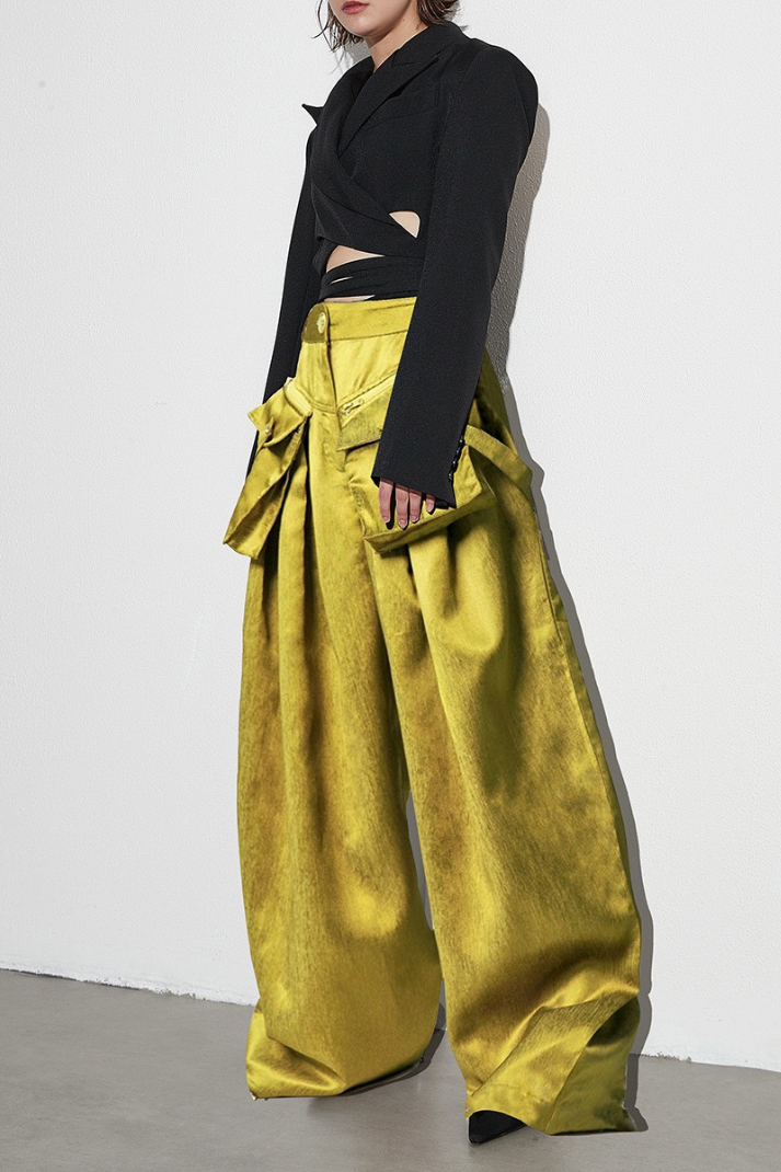 KAİTLY SATEN KARGO PANTOLON