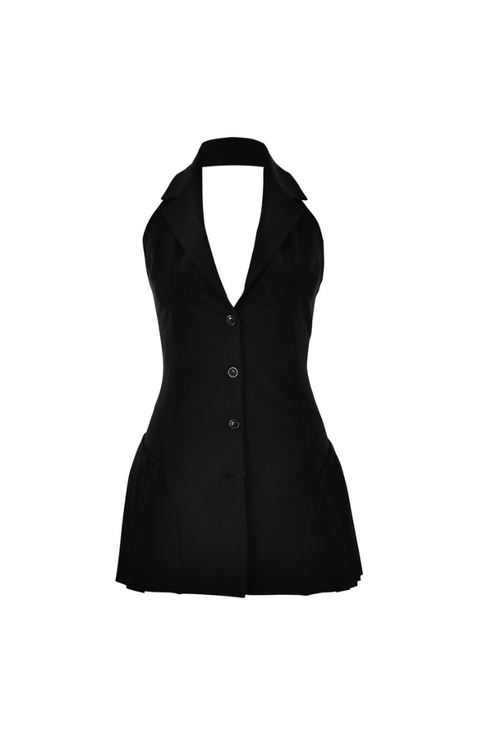 JULİA HALTER YAKA BLAZER MİNİ ELBİSE