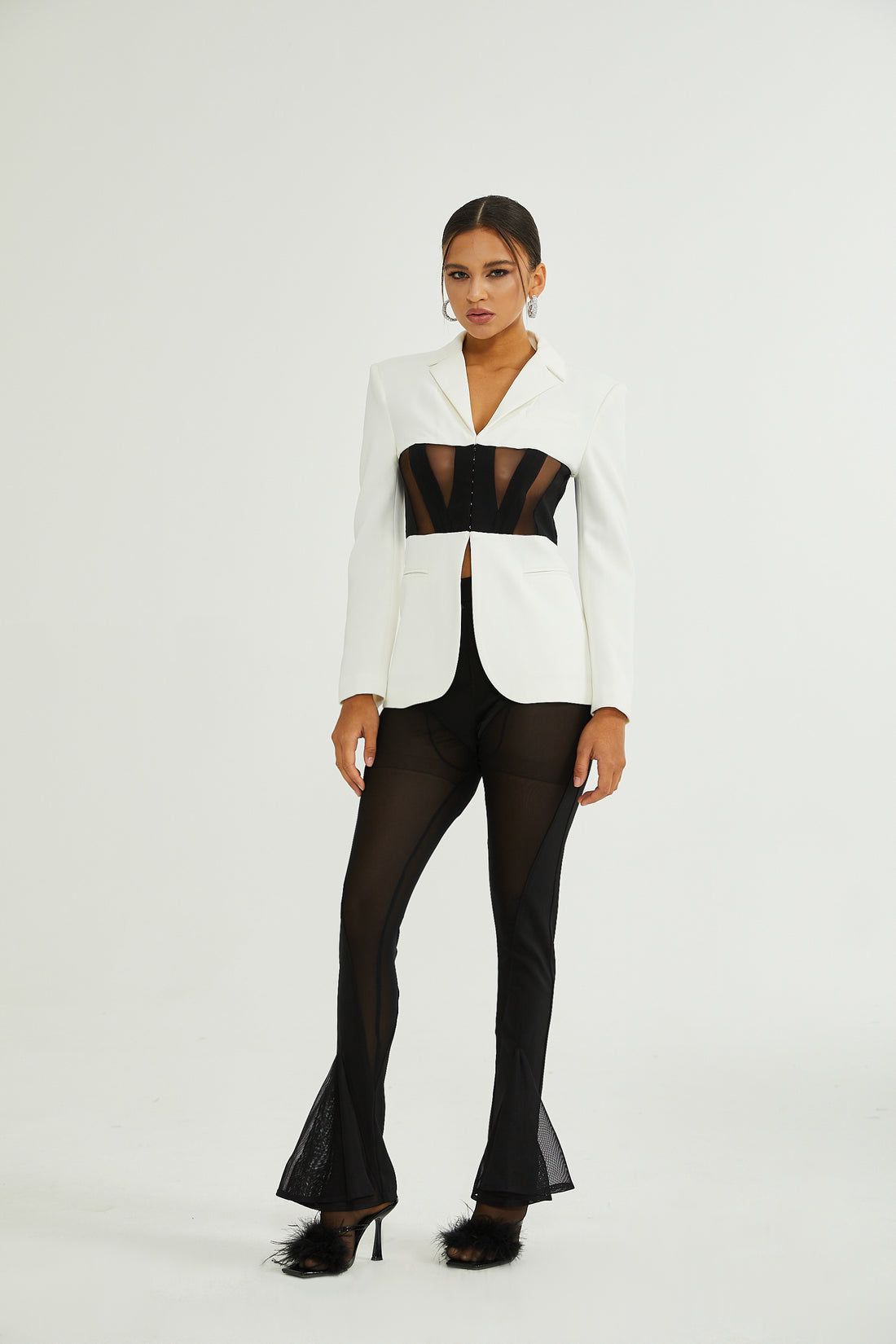 LİLY WHİTE BLAZER CEKET
