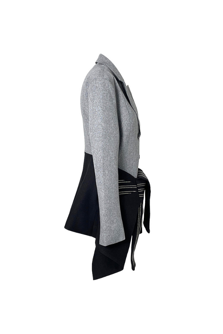 DEAN PATCHWORK KUŞAKLI BLAZER CEKET