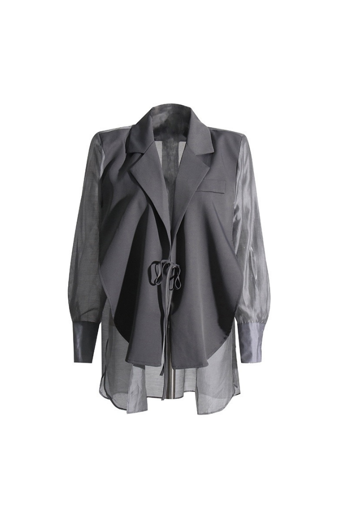 AZURA TÜL KARIŞIMLI BLAZER CEKET
