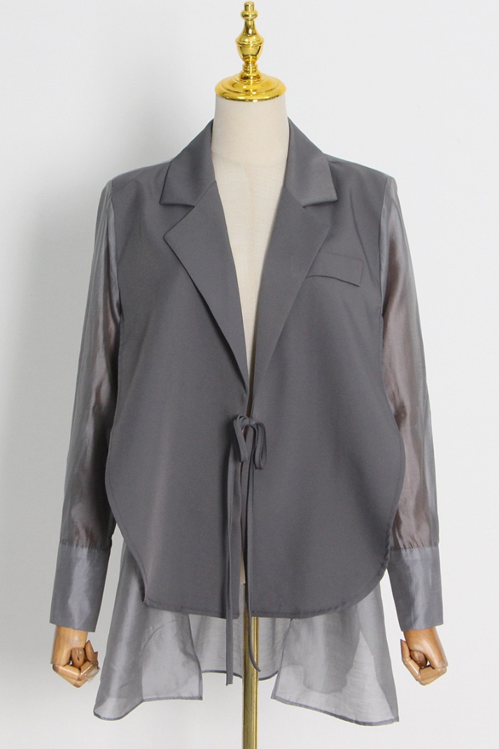 AZURA TÜL KARIŞIMLI BLAZER CEKET