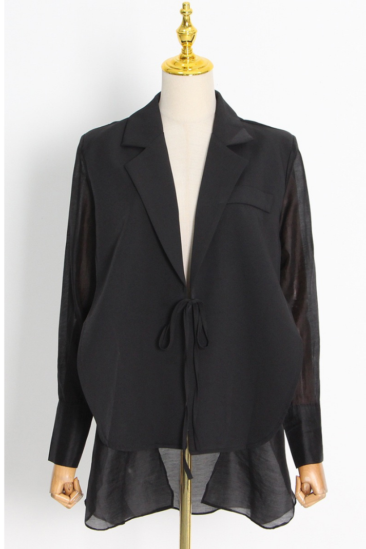 AZURA TÜL KARIŞIMLI BLAZER CEKET