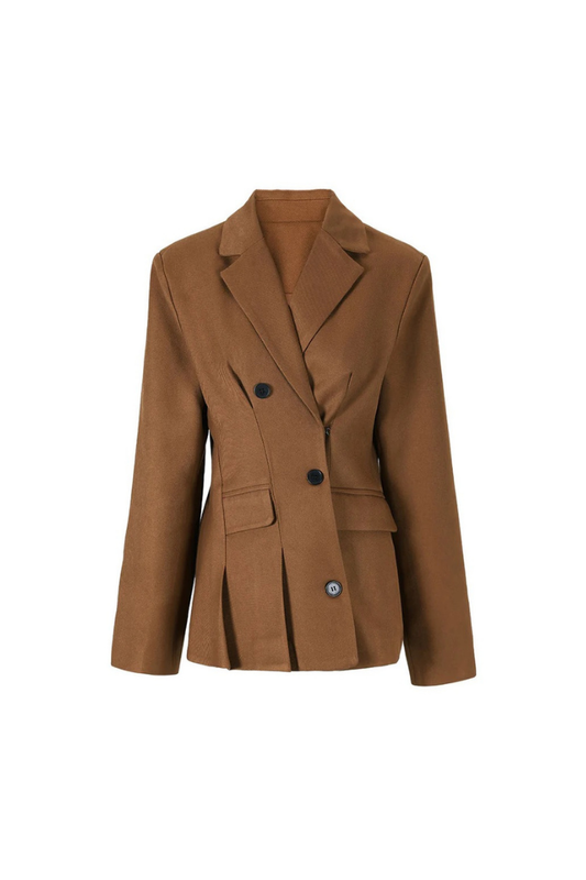 AVRİL KRUVAZE PİLELİ BLAZER CEKET