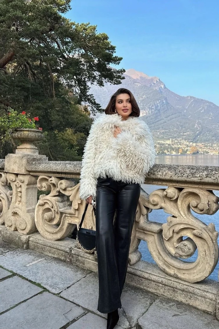 LEAH KABARIK SUNİ KÜRK CEKET