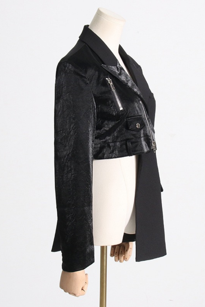 LENORA PATCHWORK TASARIM BLAZER CEKET