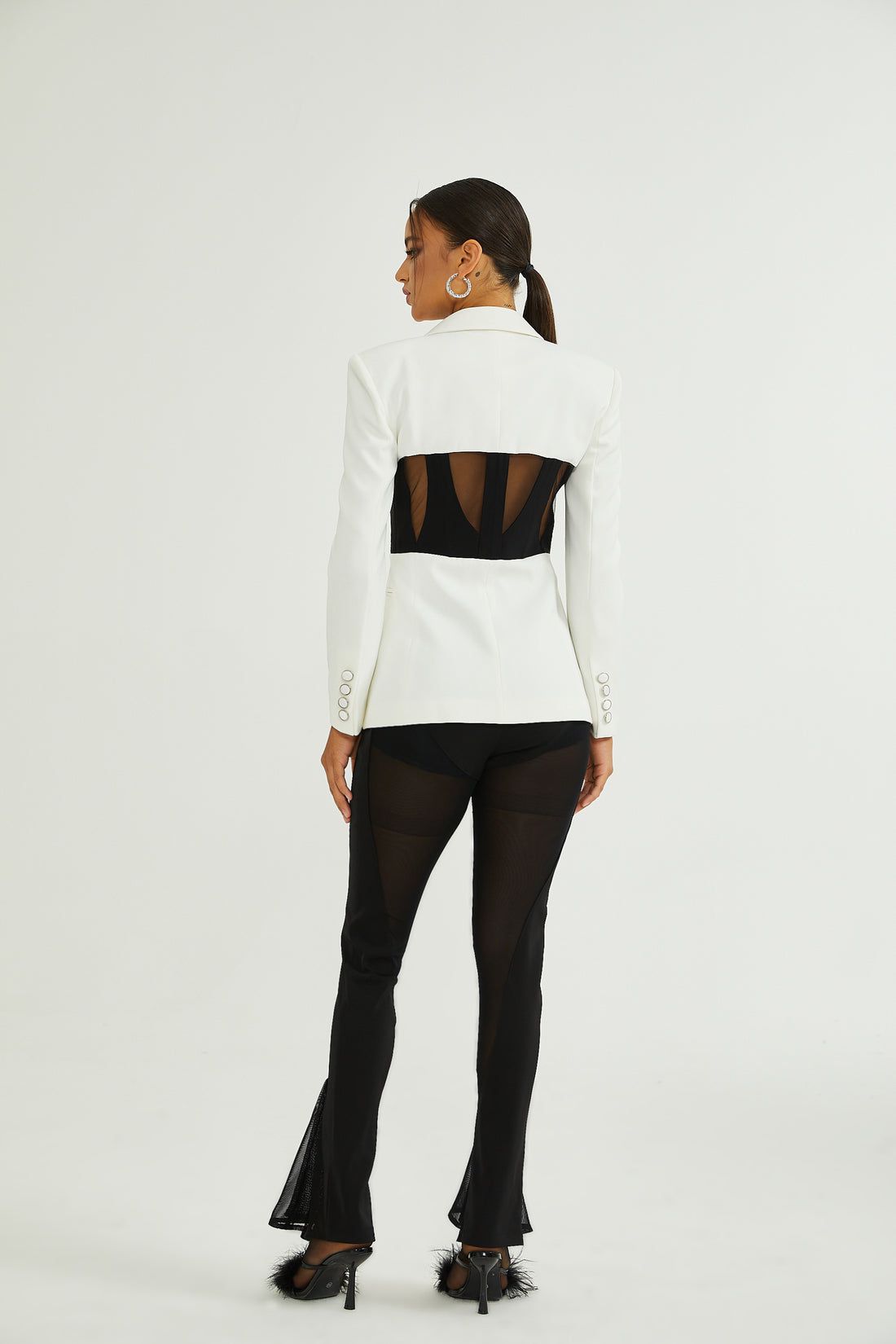 LİLY WHİTE BLAZER CEKET